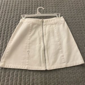 forever 21 zip up skirt